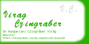 virag czingraber business card
